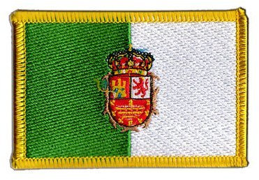 Flaggenfritze Flaggen Aufnäher Spanien Fuerteventura Fahne Patch + gratis Aufkleber