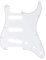 Fender Standard Stratocaster Schlagbrett für 3 Single-Coil-Tonabnehmer, 11 Löcher, 3-lagig, Weiß