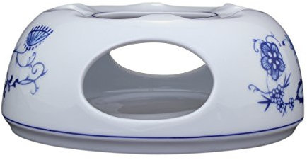 Eschenbach Porzellan Group Romantika Zwiebelmuster Stövchen Durchmesser 14 cm, Porzellan, 1 x 1 x 1 cm