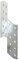 Alberts 330941 Sparren-Pfettenanker | links und rechts | sendzimirverzinkt | 32 x 32 x 170 mm | 12er Set