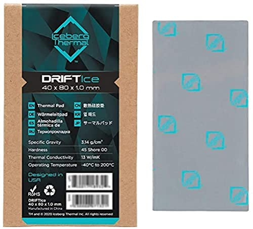 Iceberg Thermal Driftice Thermo-Pad, 80 mm x 40 mm x 1,0 mm