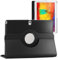 ebestStar - compatible with Samsung Galaxy Note 10.1 Rotating Case 2014 Edition SM-P600 PU Leather Protective Cover 360 Degree Stand, Black [Tab: 243.1 x 171.4 x 7.9mm, 10.1'']