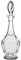 CRISTALICA Karaffe Dekanter Dekaner Dekanflasche Dekaner Dekankaraffe Whiskeykaraffe Likörkaraffe Rhombus Transparent 1.100 ml H 38,5 cm Kristallglas
