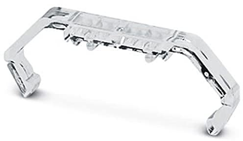 PHOENIX CONTACT EA 7-WS Einzelabdeckungen, Aufschnappbar, -40°C-80°C Umgebungstemperatur, Transparent/Gelb, 100 Stück