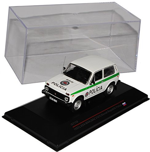 Ixo Lada Niva VAZ 2121 Polizei Slowakei 1993 Police IST 118 1/43 Modell Auto