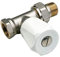 Comap Robinet manuel droit à simple réglage pour radiateur - Droit Femelle 1/2 - Thermostatisable - EuroSar - 419204 Inox