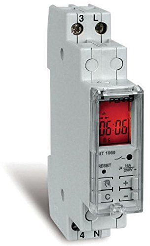 Perry 1IT1066 Interruttore Temporizzato Scale Digitale, Bianco