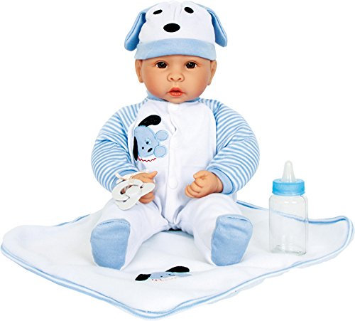 small foot Puppe Benno, mit realistischem Zubehör und niedlich fein gezeichnetem Gesicht, ab 2 Jahren, 2736