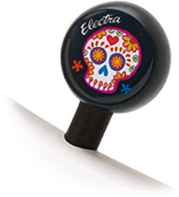 Electra Ventilkappen Bubble Sugar Skulls, Schwarz, 328304E