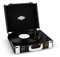 AUNA Jerry Lee - Giradischi Vintage, Lettore Vinili, Unità a Cinghia, Altoparlanti Stereo, USB, 3 Velocità, 33/45/78 giri/min, 3 Dimensioni di Dischi, Funzione di Avvio Automatico, Nero/Bianco