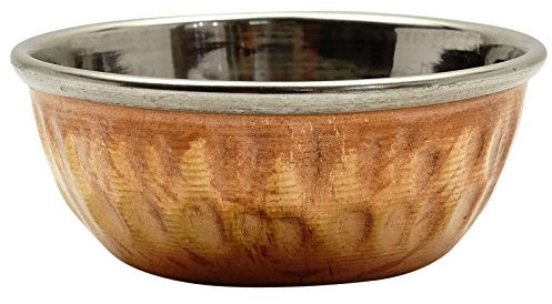 IBA Indianbeautifulart Servierschale Kupfer Katoris Indian Food Utensilien Geschirr Fingerschale 1 Stuck