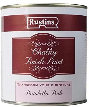 Rustins Chalky Finish Paint 500ml Portobello Pink