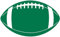 Samunshi® Wandtattoo Football Wandsticker in 8 Größen und 19 Farben (40x24cm grün)