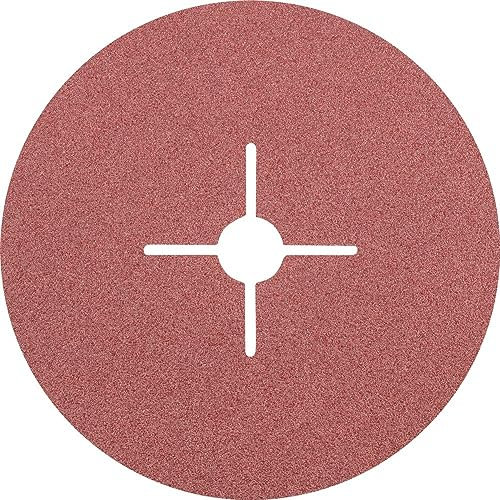 PFERD 165089 Fiberschleifer FS, Ausführung Korund A, 60 Korngröße, 180mm x 22mm, 25 Stück
