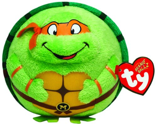 Ty - Ty38256 – Plüschtier – Ninja Turtle – Michelangelo Maske Orange