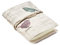 Small Notebook Bird Music Vintage Recycled Paper A8