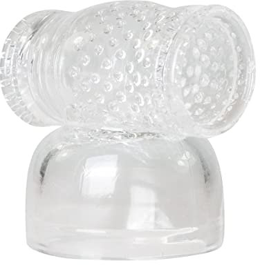 Aufsatzstücke für Wand-Massagestäbe mit Masturbator - Transparent