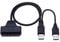 Keple Dual USB 2.0 to Sata Converter Adapter Cable Compatible with Seagate, Fujitsu, WD Digital, Samsung, Vertex, Toshiba, Kingston