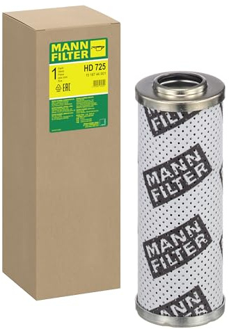 MANN-FILTER, HD 725 Hydraulics | For Off-Highway, Hydraulic Fluid Purity, Highest Filtration Performance, Hydraulic Engine Protection, True OE Engineering