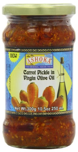 Ashoka Carrot Pickle in Olive Oil 300 g (Pack of 6)
