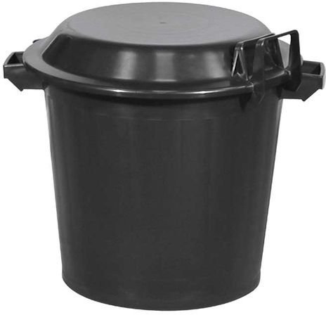 ALUMINIUM ET PLASTIQ Poubelle immeuble 80l +Couvercle Crochet Promo