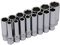 neilsen CT2393 8-21 mm 3/8 Deep Xi-On Socket Set - Silver