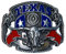 Buckle TEXAS, USA, Rebel, Western, Gürtelschnalle