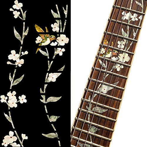 Inlaystickers Of Life w/Hummingbird - Griffbrett Position Marker für Gitarren, FT-055TL-HM, multi-colored, n/a, Guitar