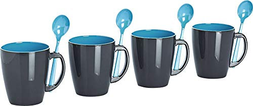 Gimex Henkelbecher Türkis 300 ml 4er Set
