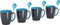 Gimex Henkelbecher Türkis 300 ml 4er Set