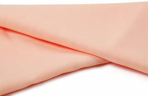 Chiffon Dekostoff/Meterware am Stück (Apricot)