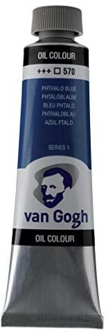 40ml - Van Gogh Oil Paint - Phthalo blue - Series1