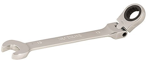 Silverline Tools 196573 - Llave combinada con carraca articulada 13 mm