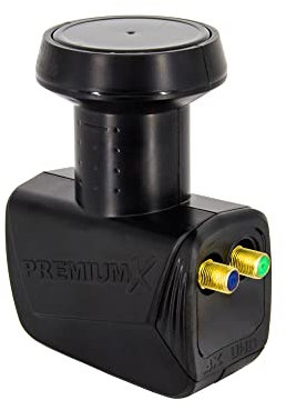 Premium X Twin LNB PXT-SE 0,1 dB Digital Sat Empfangs Kopf für 2 Teilnehmer HDTV Full HD UltraHD 3D 4K