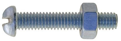 Genuine 100 Pairs Machine Screws Pan Slot W/Nut 4Ba X 3/4 Tool Workshop Acces...
