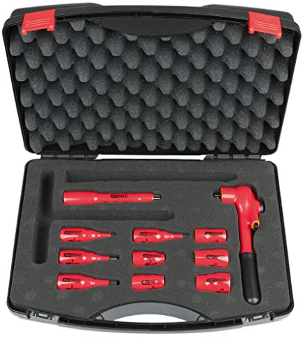 KS Tools 117.1887 3/8 Isolierter Steckschlüssel-Satz, 11-tlg.