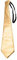 Metallic Farbige Krawatte – Gold