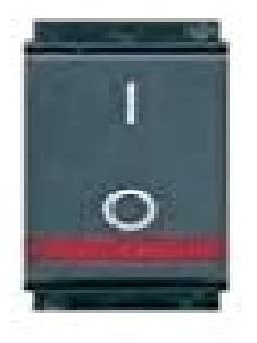 Interruttore bipolare luminoso 1 modulo 16A Living classic Arc 7812.2