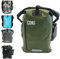 COR Surf Waterproof Backpack - Roll Top Dry bag Rucksack with Padded Laptop Sleeve, Welded Seams and Ergonomic Shoulder Pads, Ideal for Boating, Hiking, Kayaking, Commuting (25L, Green)