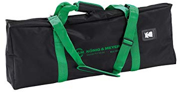 K&M 18955 Tragetasche für Stagepiano-Klapptisch - Transport-Tasche aus Nylon - Schwarz mit K&M Signet - leicht, robust