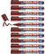 edding 363 Whiteboardmarker - braun - 10 Whiteboard Stifte - Keilspitze 1-5 mm - Boardmarker abwischbar - für Whiteboard, Flipchart, Magnettafel, Pinnwand, Memoboard - Sketchnotes