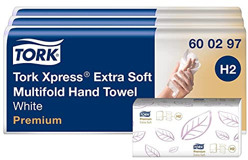 Tork Xpress Multifold-Handtücher Weiß H2, extraweich, 21 × 100 Tücher, 600297