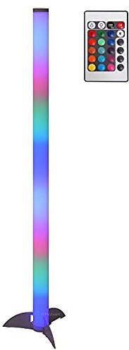 LED Colour Changing Rocket Light Tube Luminous Flux with Remote 100cm Dimmable Colour Changing LED Floor Lamps for Living Room by Playlearn