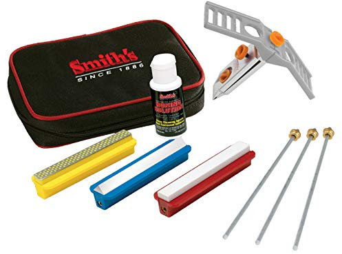 Smith's 50592 Diamond/Arkansas Stones Precision Knife Sharpening System