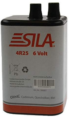 Sila S440 Laternenbatterie 4R25 mit 6 Volt