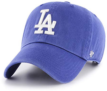 '47 MLB Los Angeles Dodgers Clean Up - Gorra Ajustable, Color Azul Real