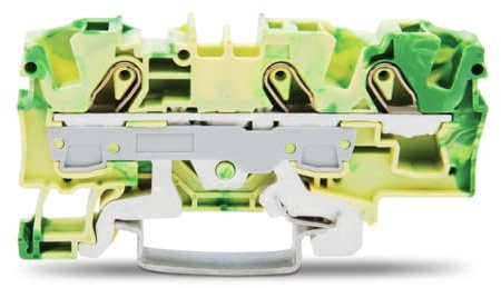 2006-1307 | WAGO 3-CONDUCTOR GROUND TERMINAL BLOCK, SUITABLE FOR EX E II APPLICATIONS GREEN-YELLOW