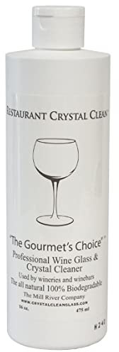 Restaurant Crystal Clean: Professional Wine Glass Cleaner and Crystal Cleaning Liquid -470ml