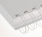 Renz Binderücken 12.7mm weiß Draht/3 1 Teilung A4/34Ringe Packung 100