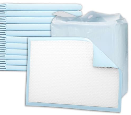 Wickel-, Baby-, Kranken-, Einmalunterlage aus Vlies, 40 x 60 cm 6 lagig in blau (200)